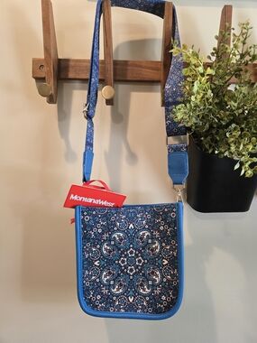 Montana West Blue Paisley Crossbody Bag